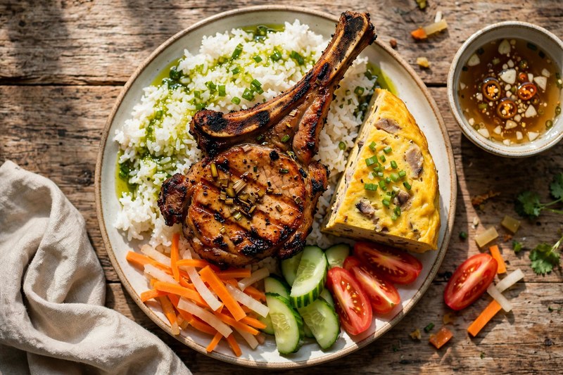 Photo of Com Tam Suon, a dinner recipe from FluentFuel
