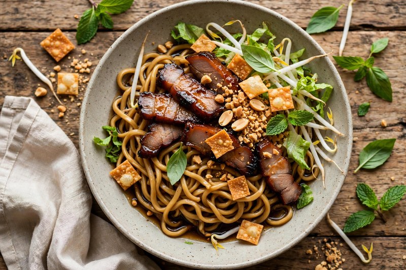 Photo of Cao Lau, a dinner recipe from FluentFuel